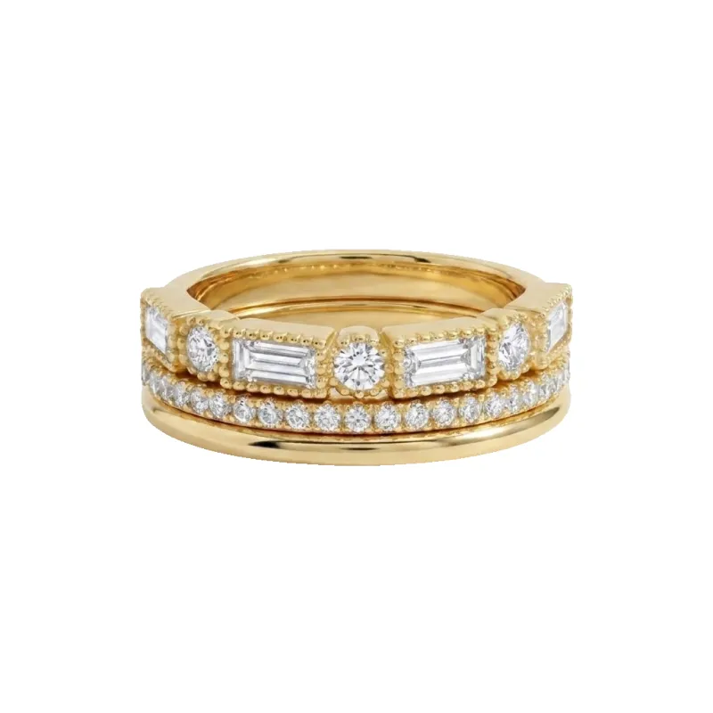 Vintage Ring Stack made by Mint & Lilly