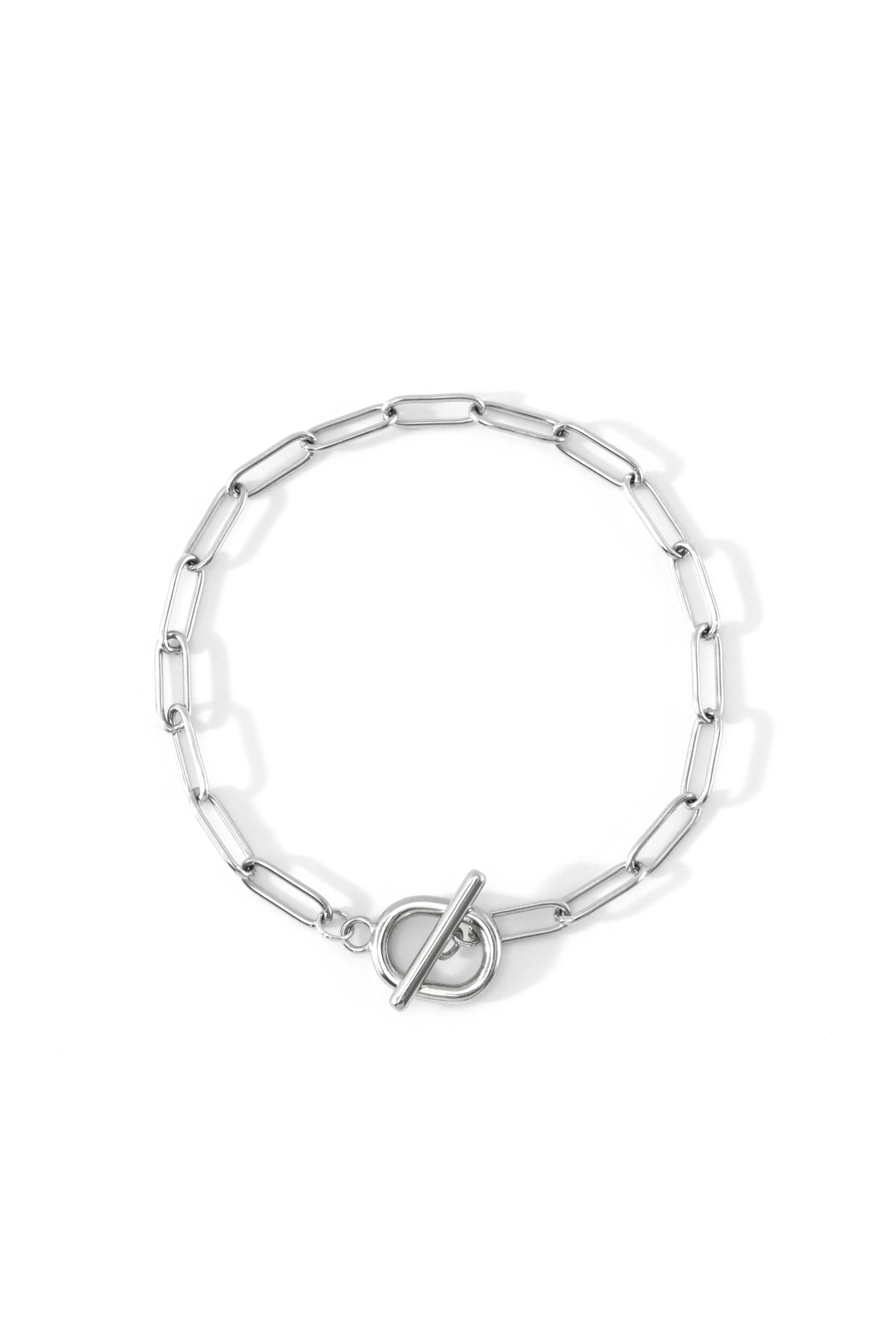 Toggle Clasp Paperclip Chain Bracelet sold by Mint & Lilly product image thumbnail 3