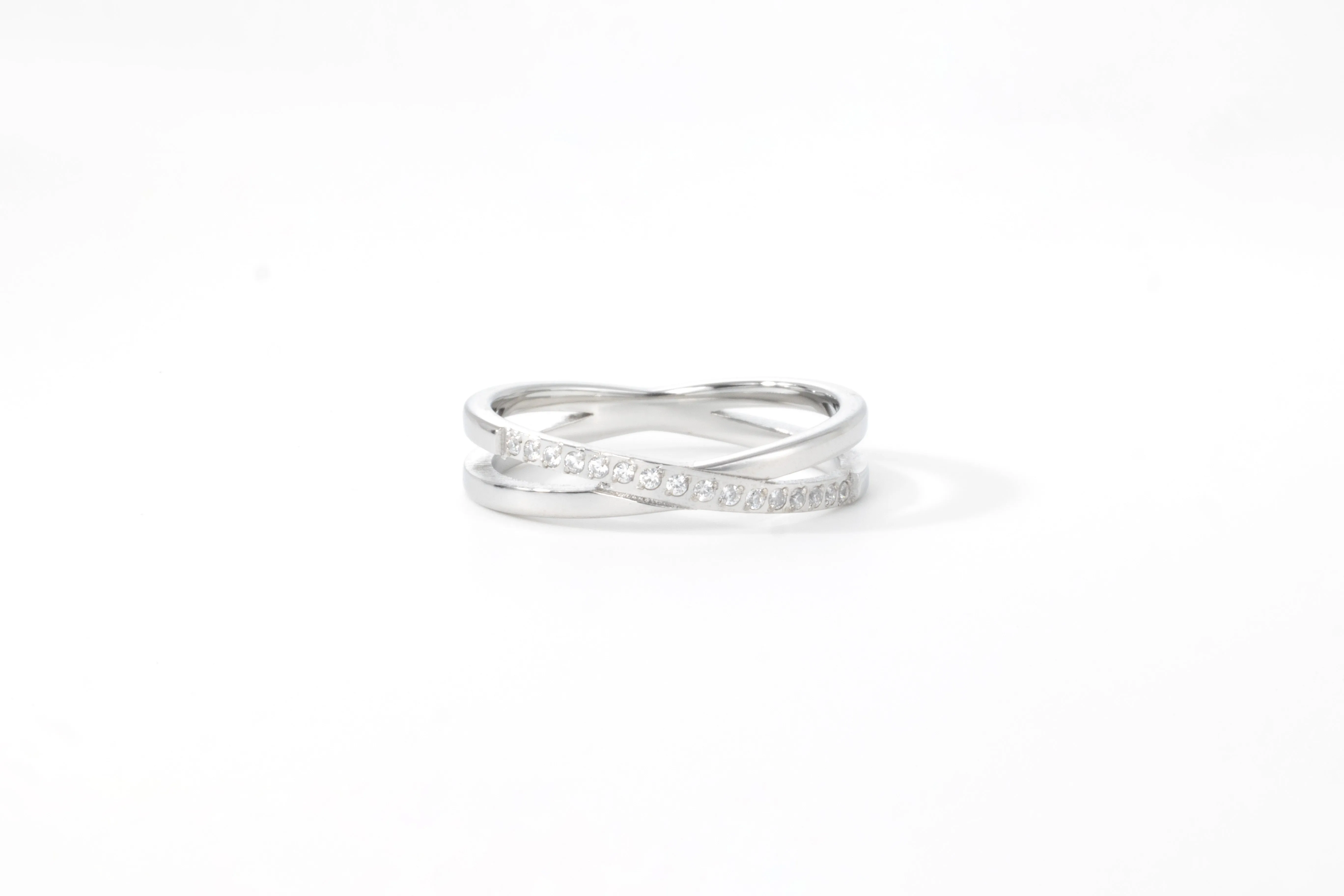 Crossing Wave Ring sold by Mint & Lilly product image thumbnail 2