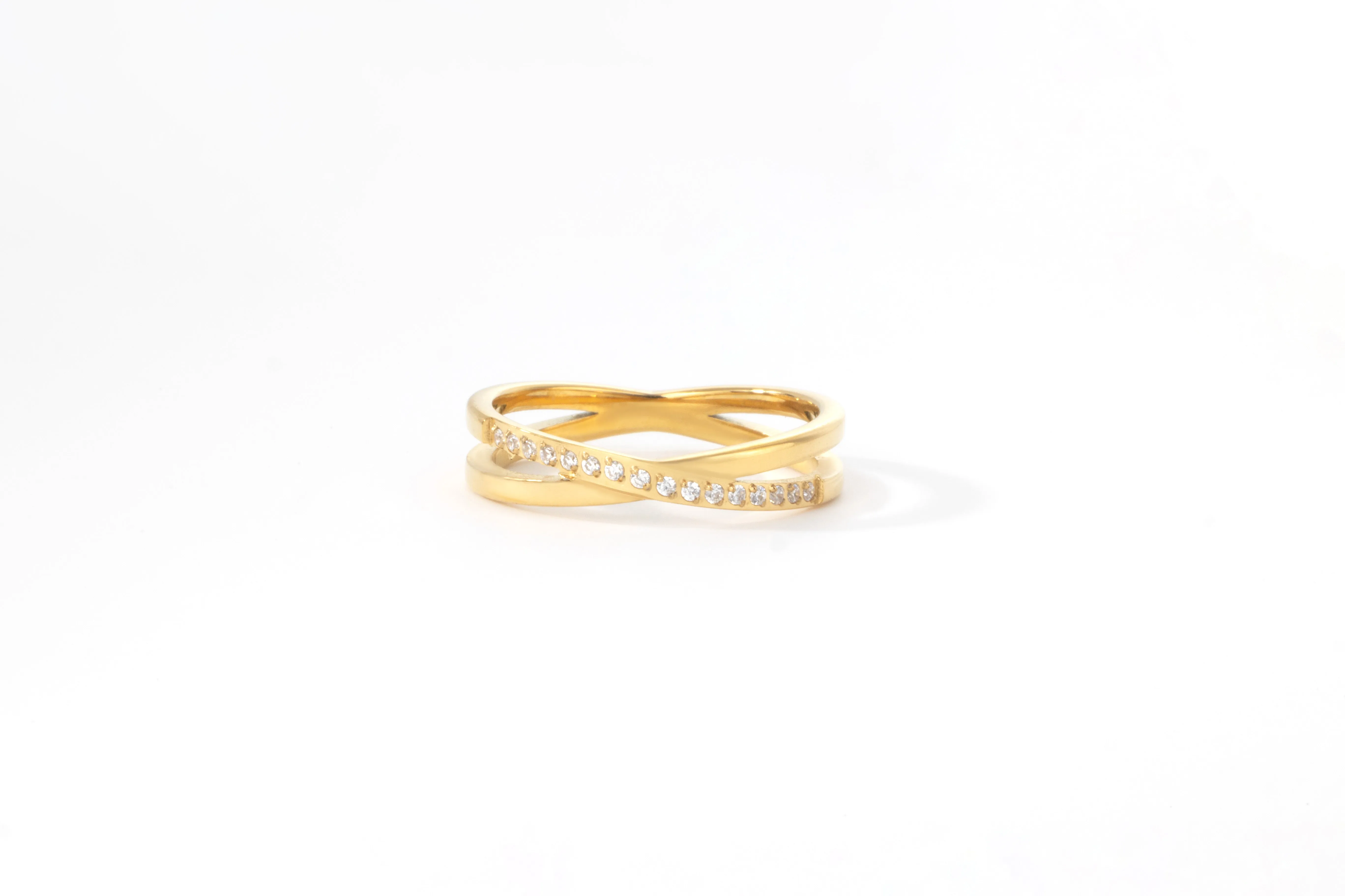 Crossing Wave Ring sold by Mint & Lilly product image thumbnail 3