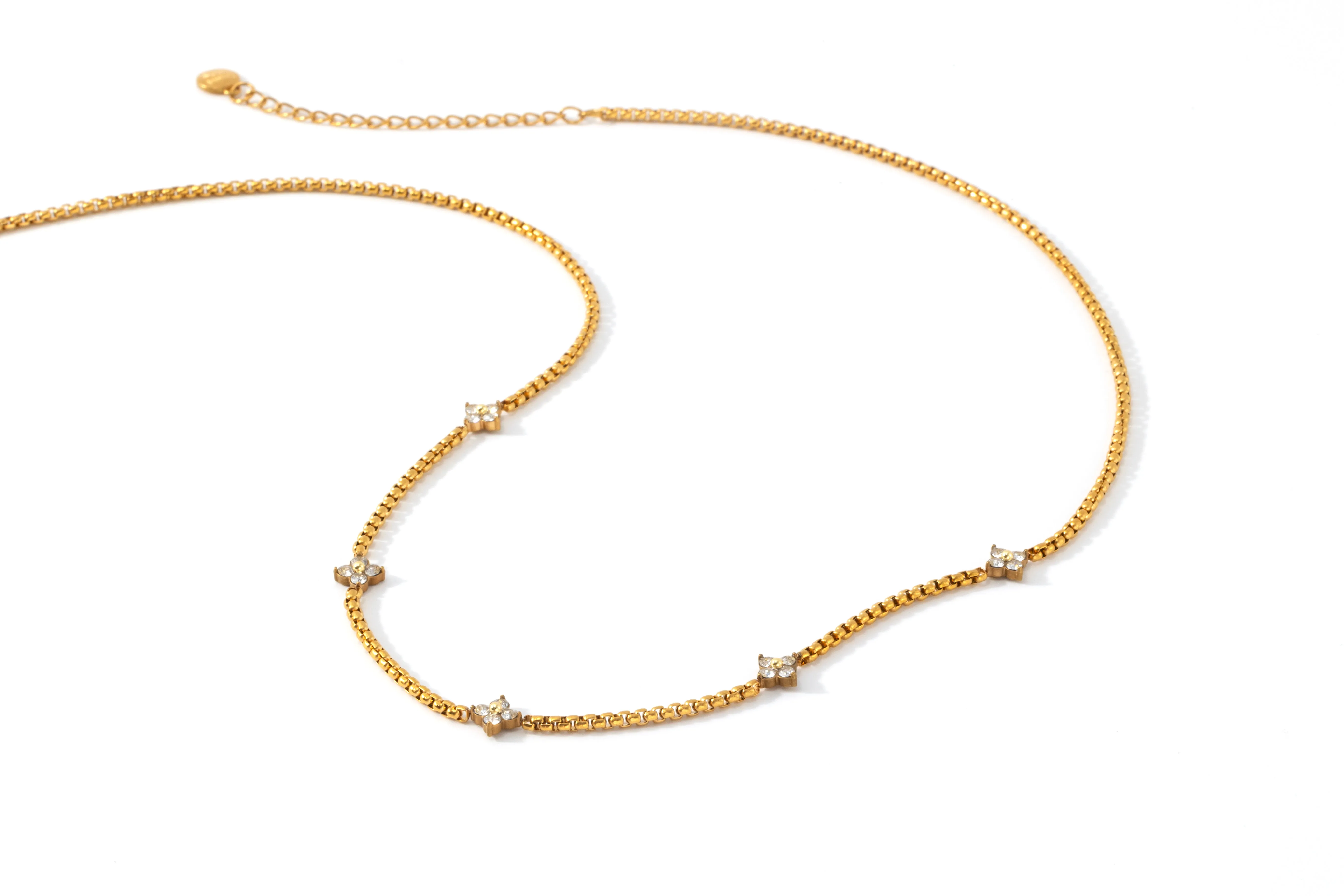 Radiant Clover Necklace sold by Mint & Lilly product image thumbnail 5
