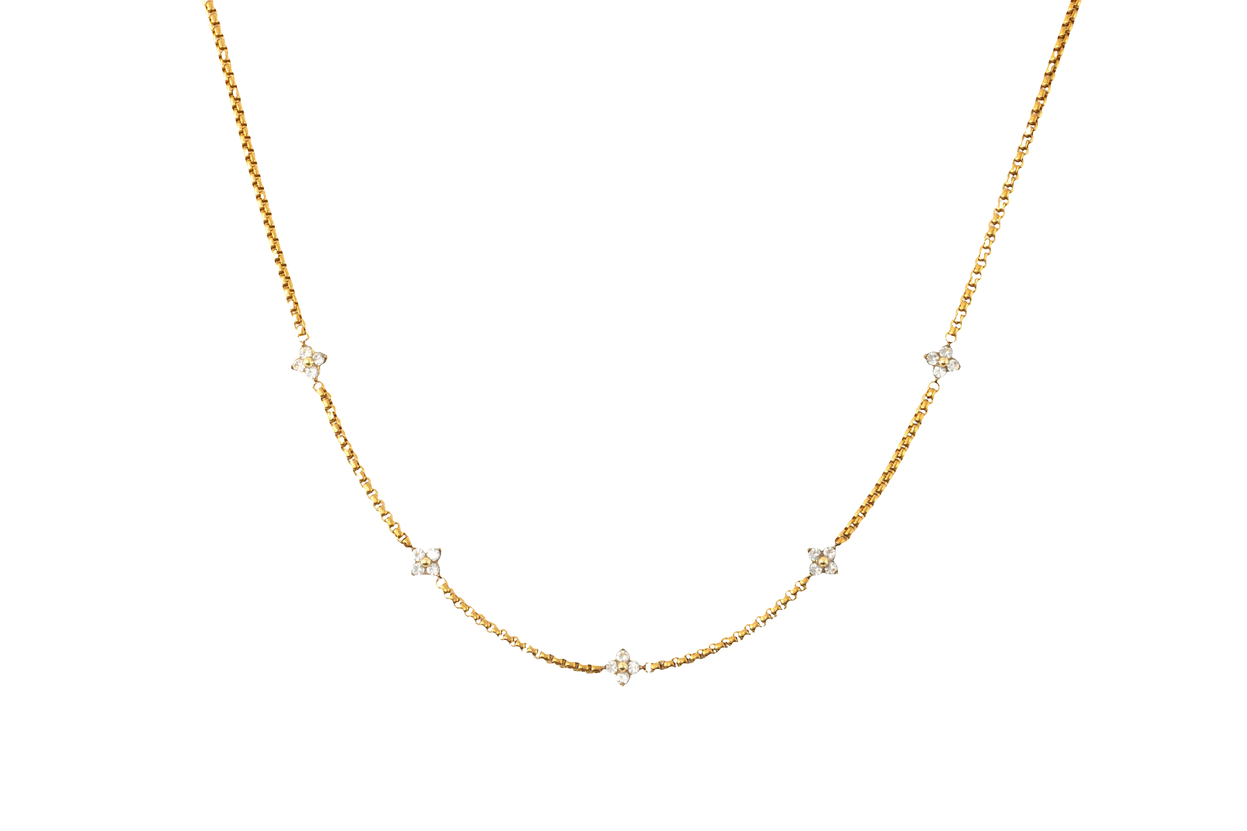 Radiant Clover Necklace sold by Mint & Lilly