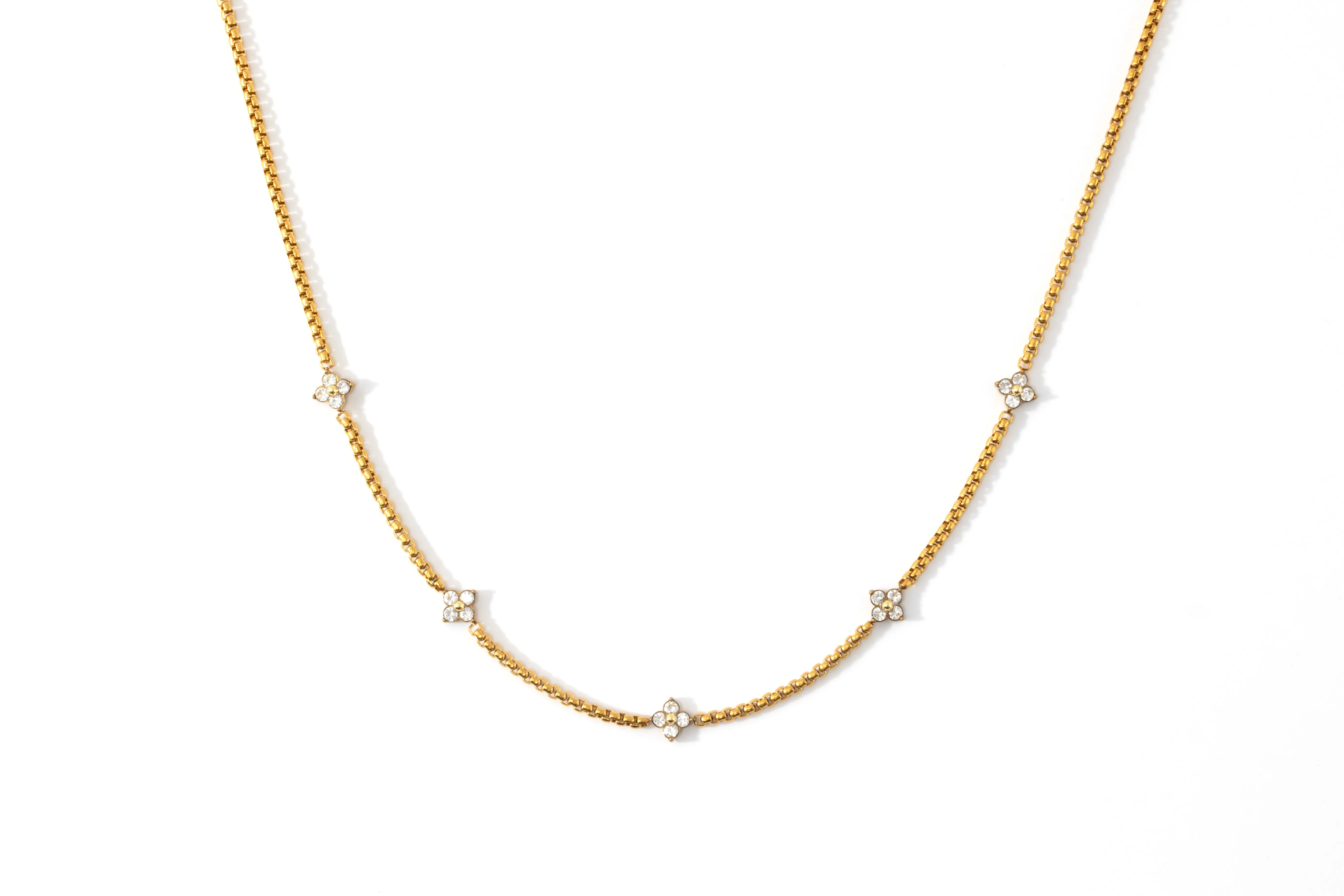 Radiant Clover Necklace sold by Mint & Lilly product image thumbnail 2