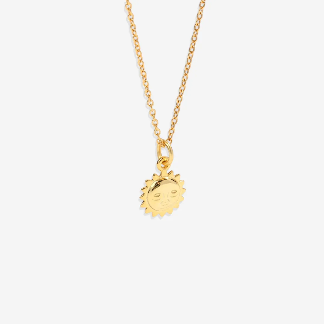 Sun Charm Pendant Necklace sold by Mint & Lilly product image thumbnail 3