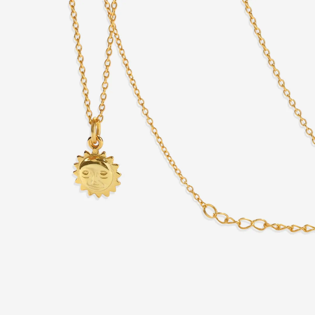 Sun Charm Pendant Necklace sold by Mint & Lilly product image thumbnail 5