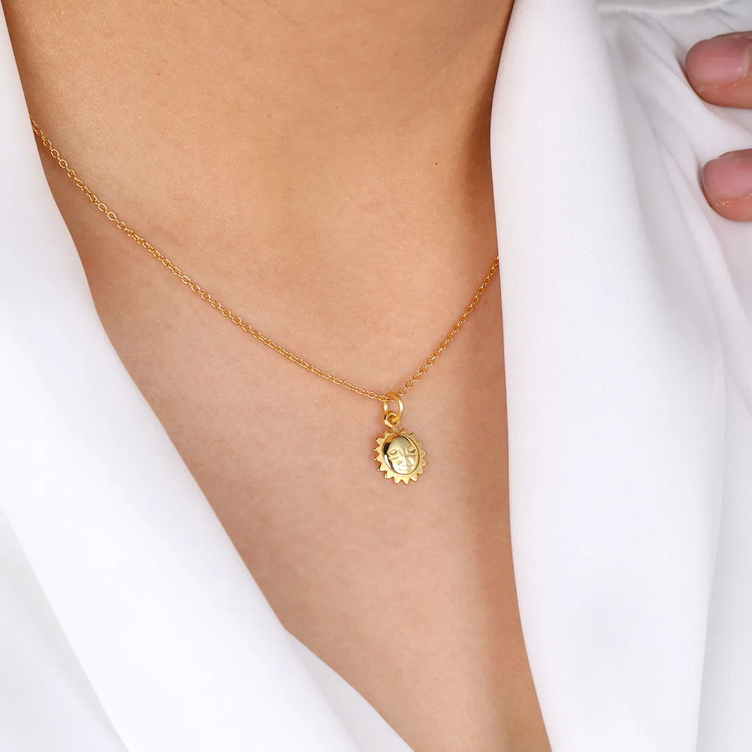 Sun Charm Pendant Necklace sold by Mint & Lilly product image thumbnail 2