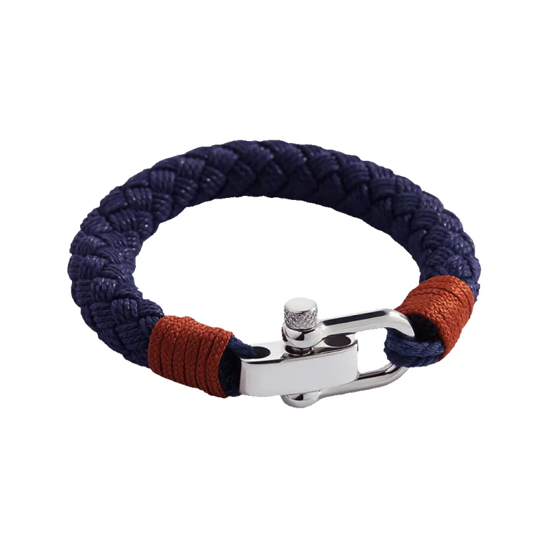 Anchor Braided Bracelet made by Mint & Lilly