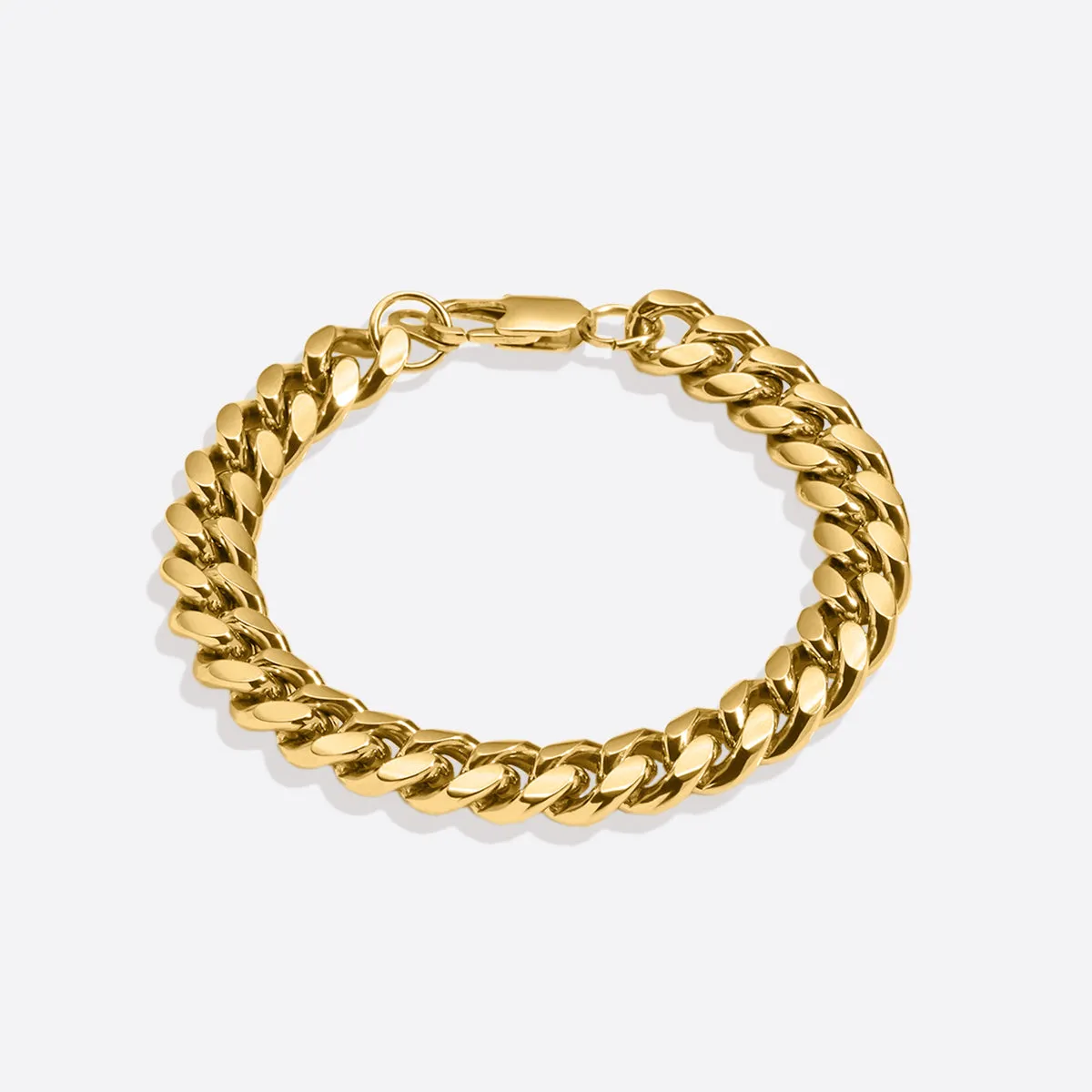 10mm Cuban Link Chain Bracelet sold by Mint & Lilly product image thumbnail 2