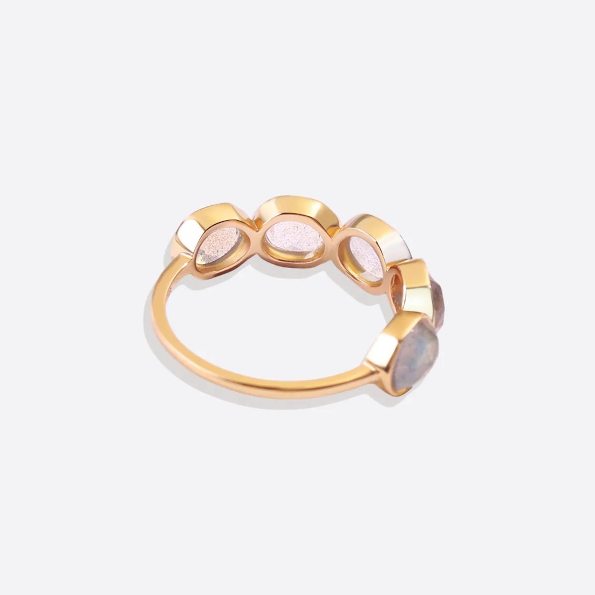 Rose-Cut Labradorite Ring sold by Mint & Lilly product image thumbnail 4