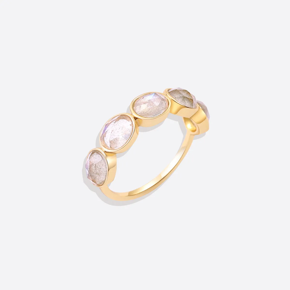 Rose-Cut Labradorite Ring sold by Mint & Lilly product image thumbnail 3