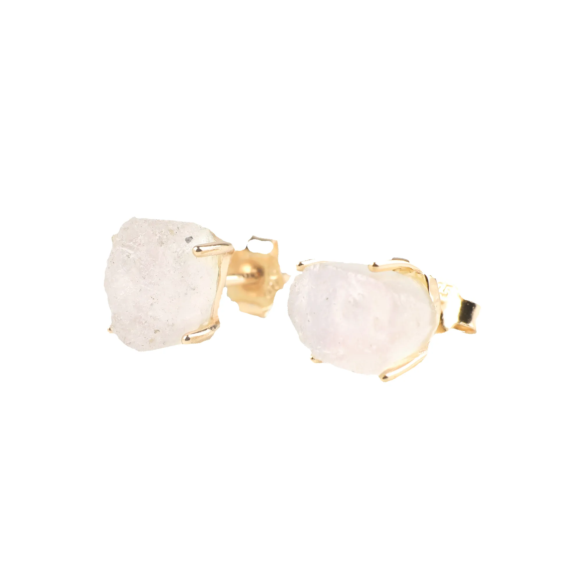 Moonstone Stud Earrings sold by Mint & Lilly