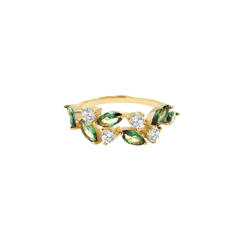 Marquis New Leaf Ring made by Mint & Lilly