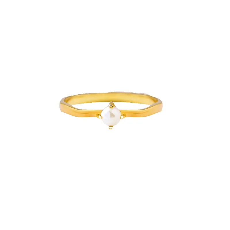 Timeless Pearl Ring made by Mint & Lilly