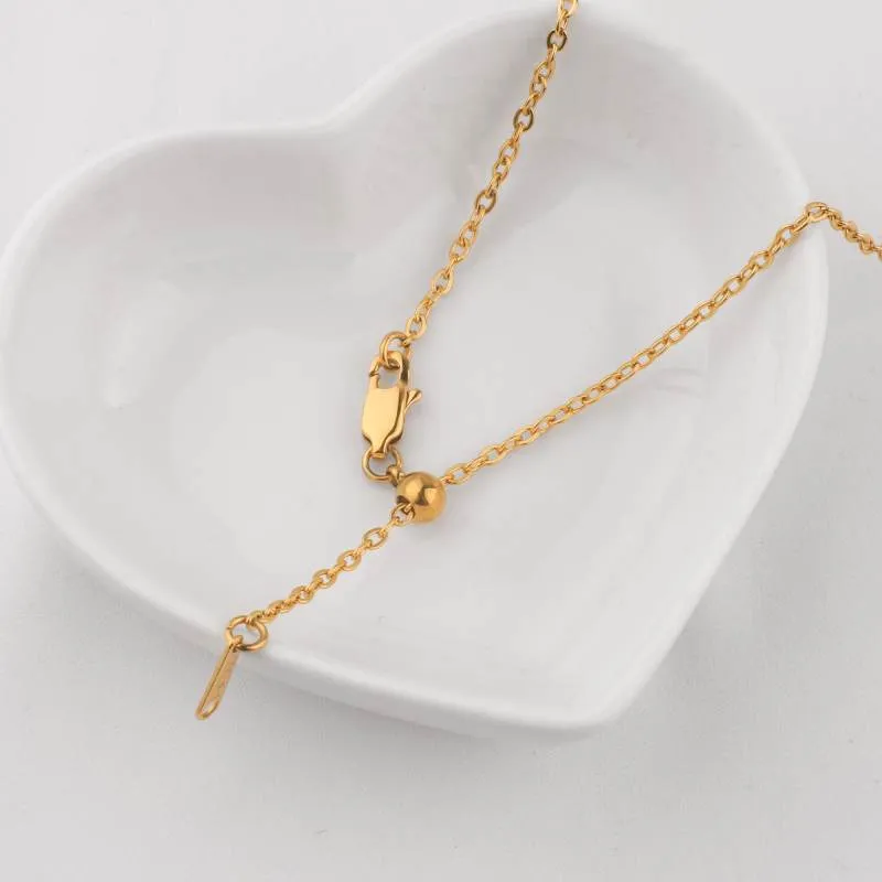 Dainty Heart Birthstone Bracelet sold by Mint & Lilly product image thumbnail 4