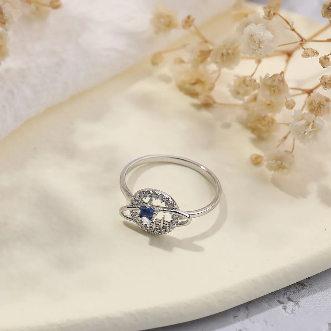 To My Special Star Planet & Stars Ring sold by Mint & Lilly product image thumbnail 5