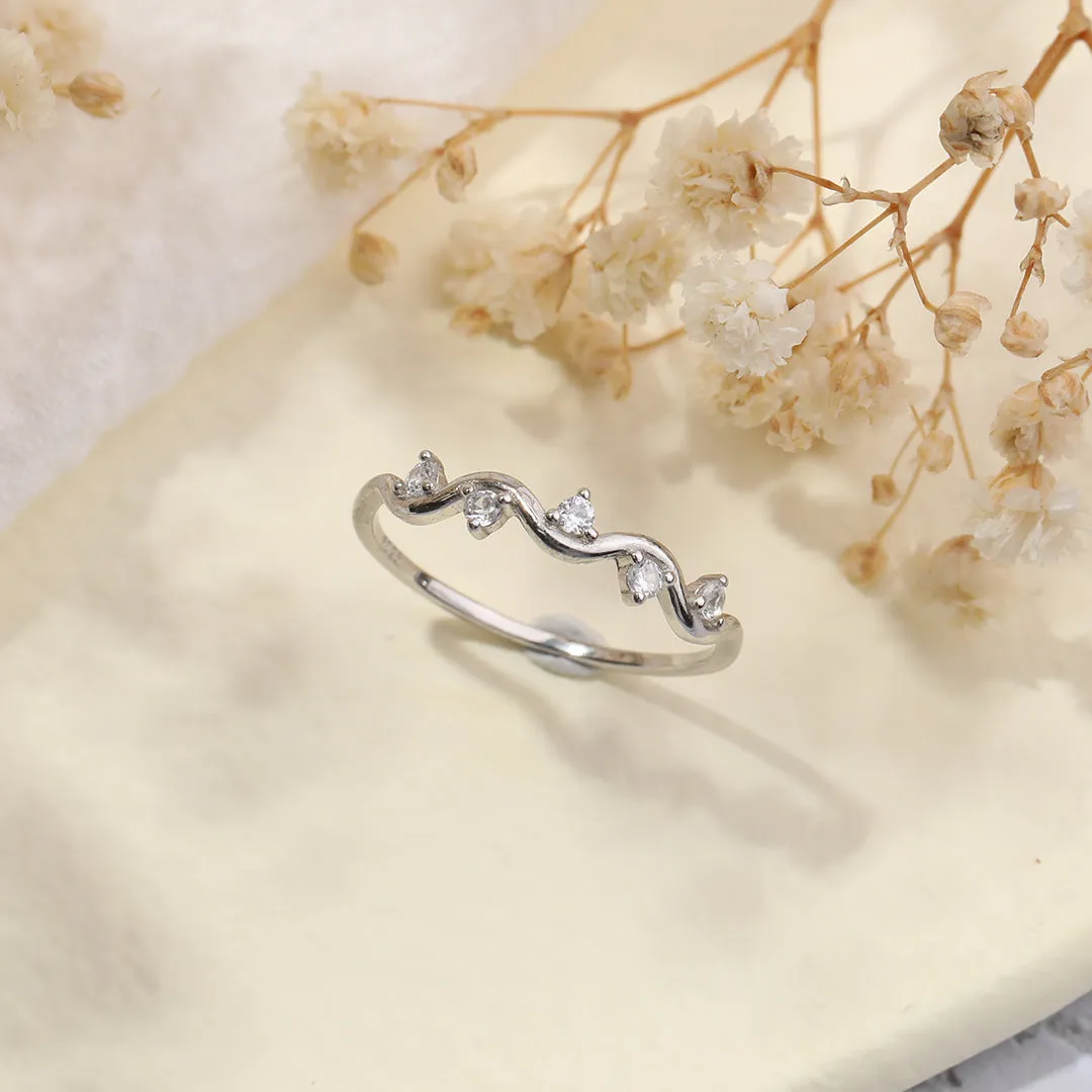 Highs And Lows Wave Ring sold by Mint & Lilly product image thumbnail 4