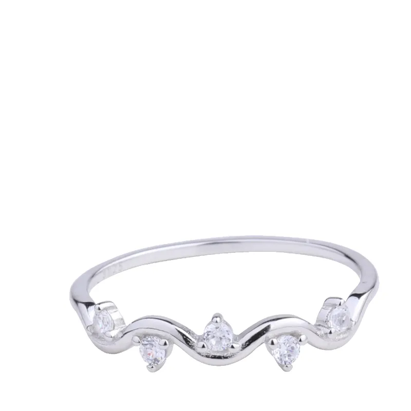 Highs And Lows Wave Ring made by Mint & Lilly