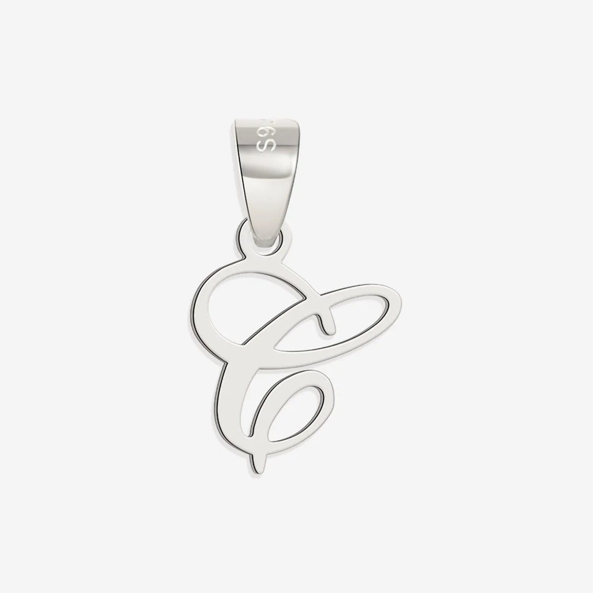 Romantic Initial Charm Pendant sold by Mint & Lilly product image thumbnail 4