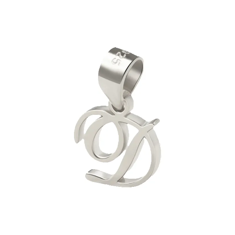 Romantic Initial Charm Pendant made by Mint & Lilly