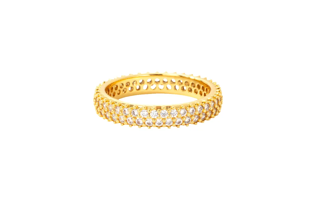 Classic Pavé Band made by Mint & Lilly