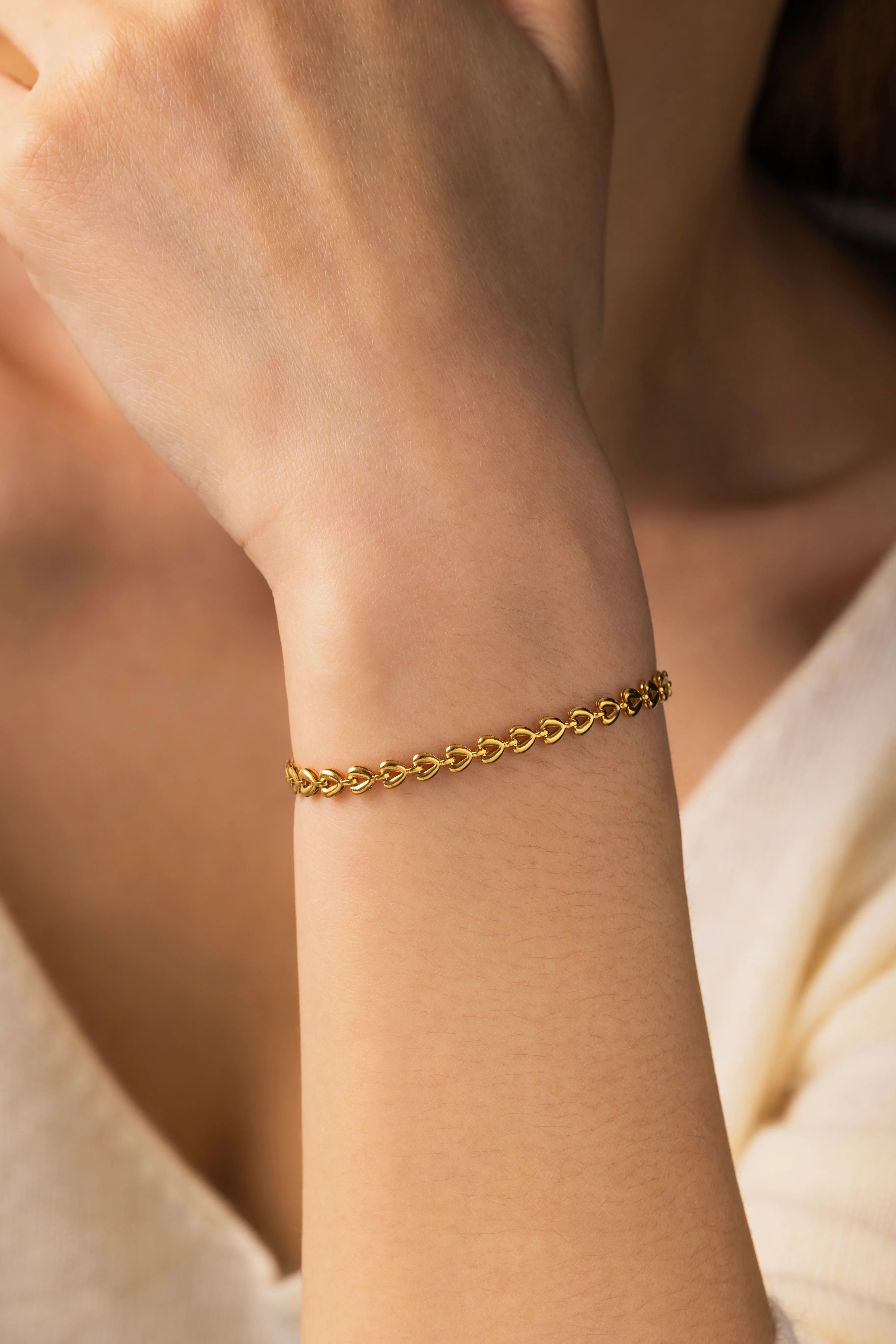 Love Links Bracelet sold by Mint & Lilly product image thumbnail 3