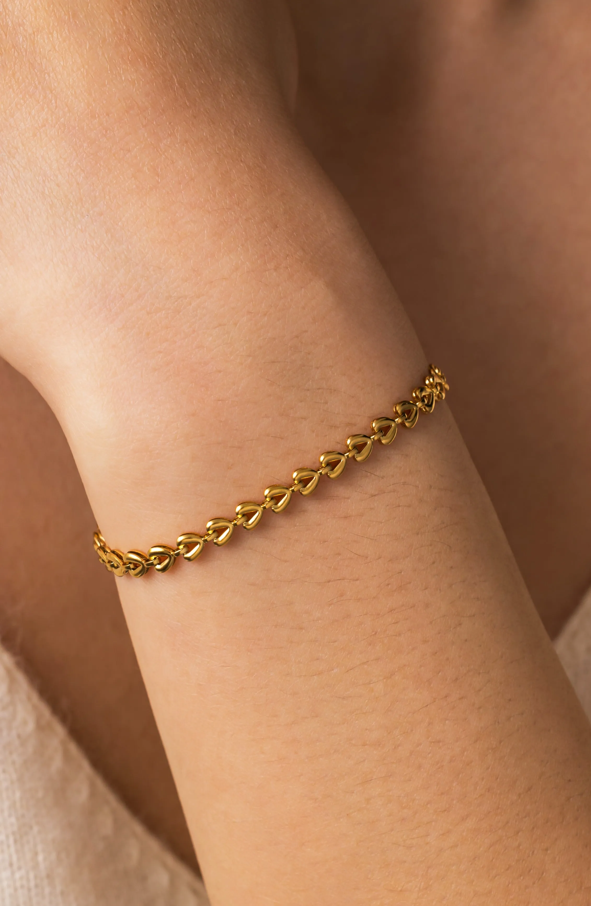 Love Links Bracelet sold by Mint & Lilly product image thumbnail 4