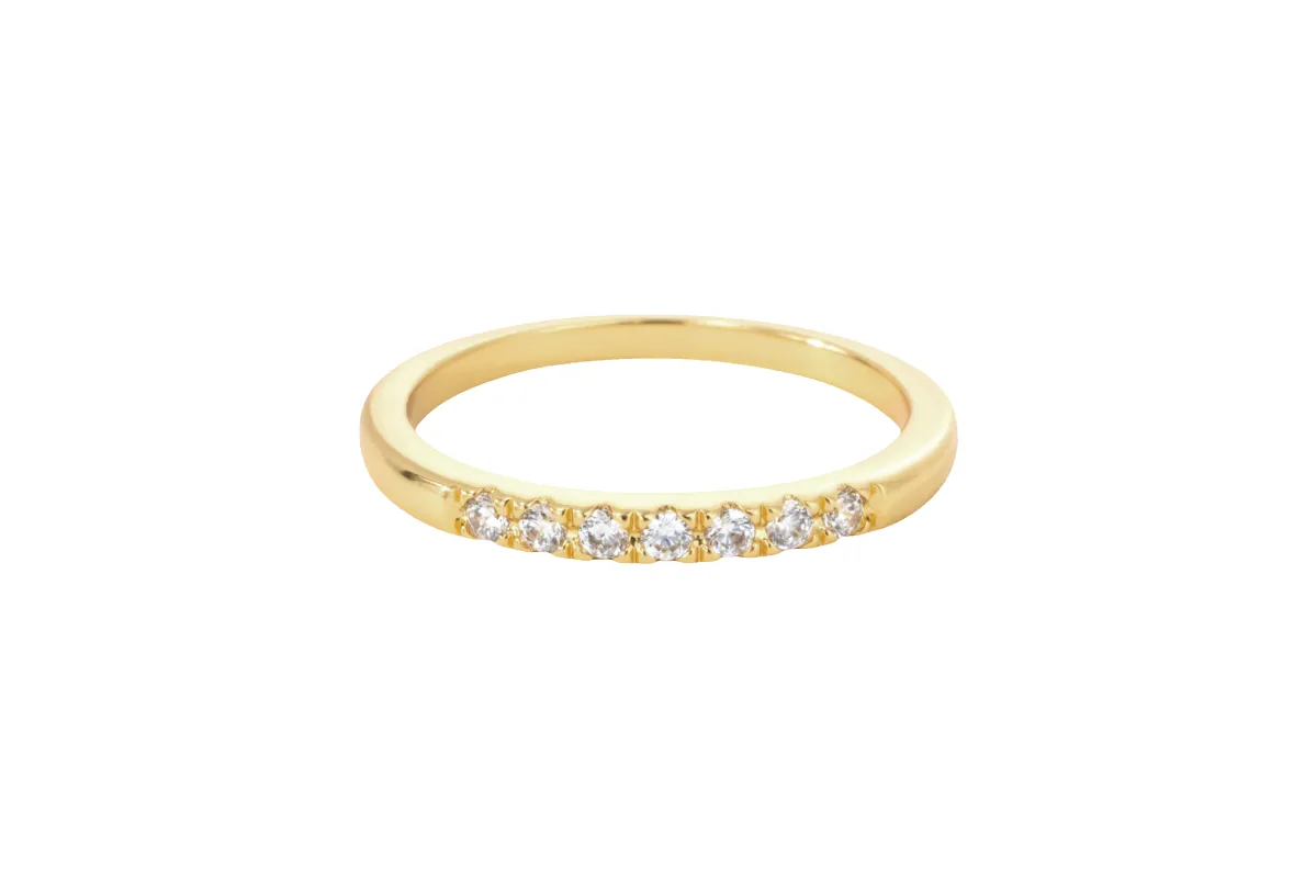 Layered Gemstone Stacking Ring made by Mint & Lilly