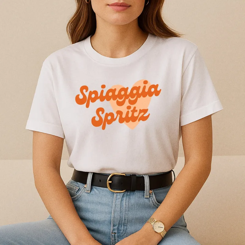 Le T-shirt Spiaggia Spritz sold by Amour Singulier