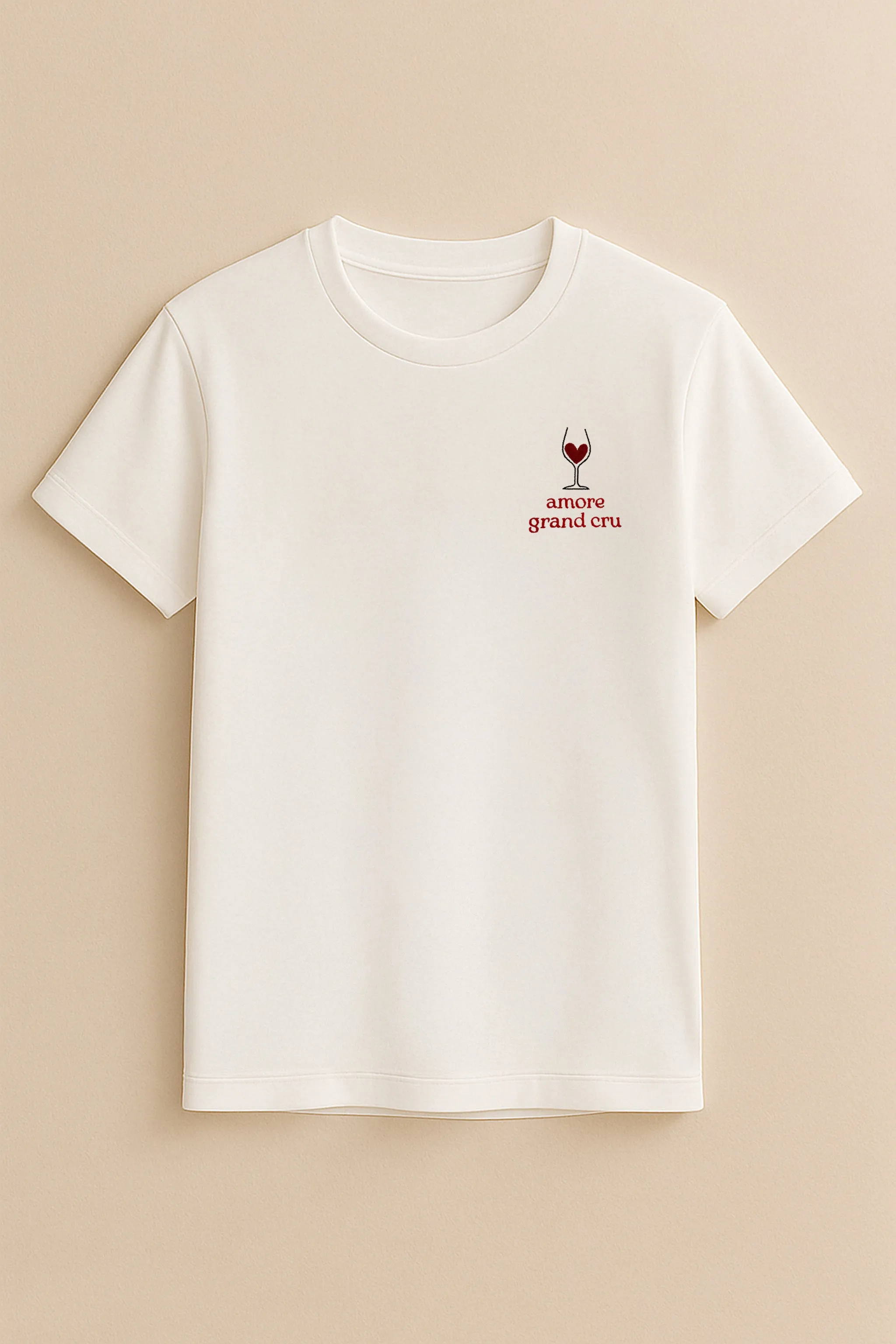 Le T-shirt Brodé Amore Grand Cru sold by Amour Singulier product image thumbnail 3