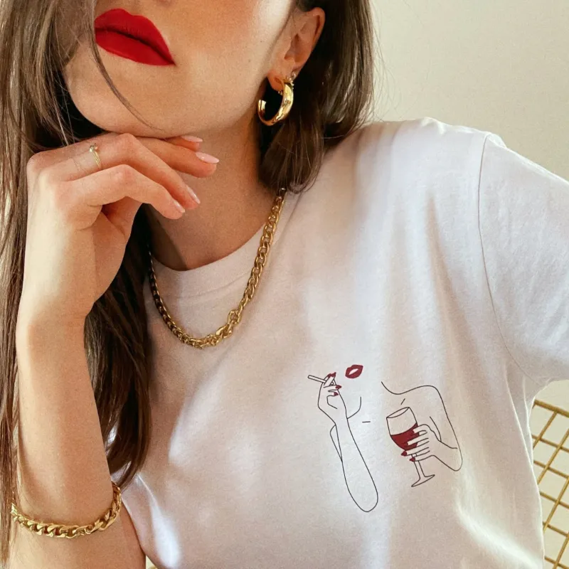 Le T-shirt La Gourmandise sold by Amour Singulier