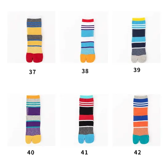 WoodchuckSato Men's Split-Toe Tabi Quarter Anklets Socks (Fits Size EU 39-46) sold by WoodChuckSato product image thumbnail 2