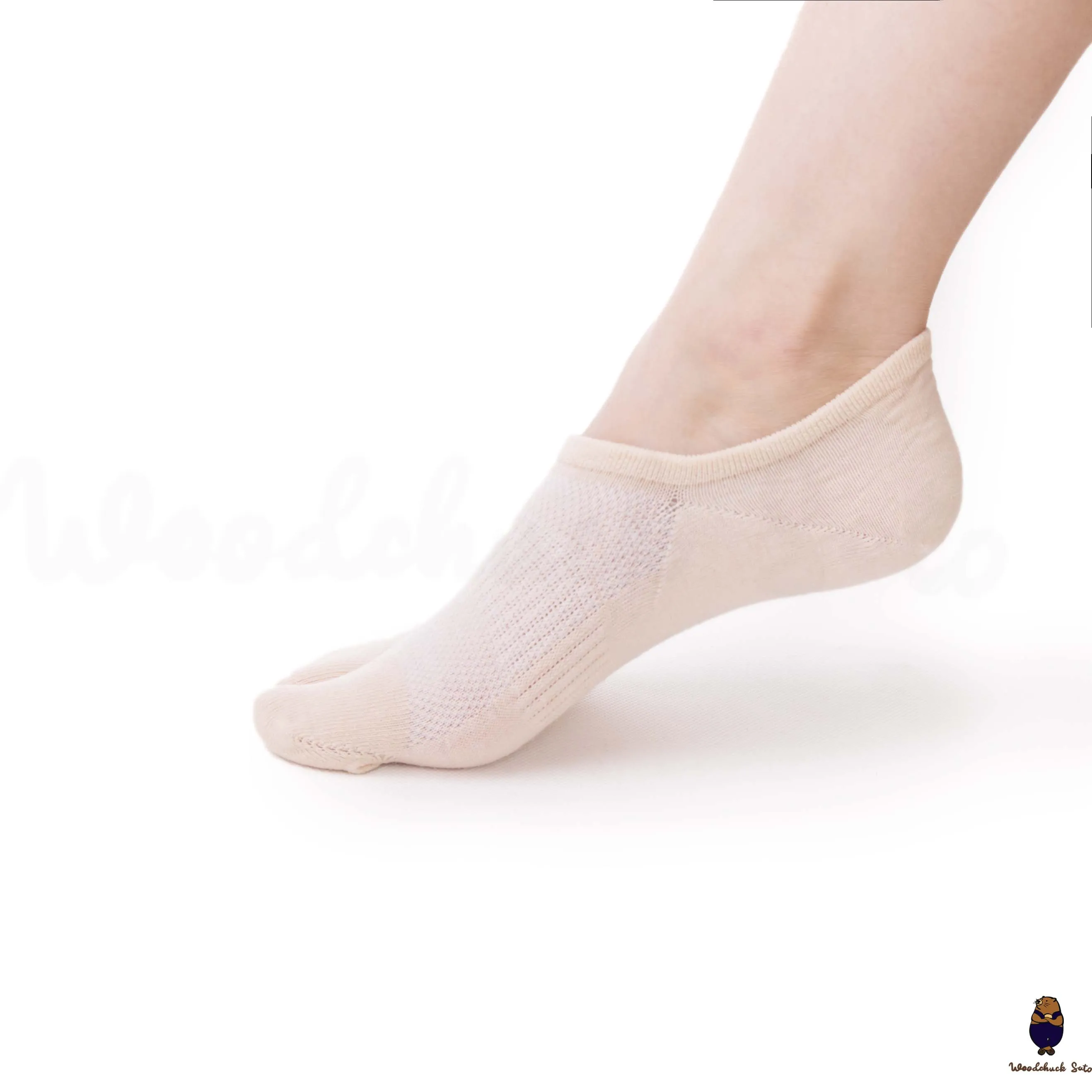 WoodchuckSato Women's Invisible Split-Toe No-Show Tabi Socks (Fits Size 34-41) sold by WoodChuckSato product image thumbnail 3