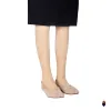 WoodChuckSato Beige Ultra-Soft Fuzzy Cow Suede Tabi Ballet Flats sold by WoodChuckSato