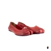 WoodchuckSato Red Vintage Horse Leather Tabi Ballet Flats 35-48 sold by WoodChuckSato