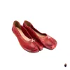 WoodchuckSato Red Vintage Horse Leather Tabi Ballet Flats 35-48 sold by WoodChuckSato