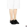 WoodchuckSato Classic Black Leather Tabi Loafers with Penny Strap Sizes 35 to 47 sold by WoodChuckSato