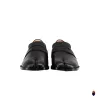 WoodchuckSato Classic Black Leather Tabi Loafers with Penny Strap Sizes 35 to 47 sold by WoodChuckSato