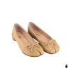 Woodchuck Sato Woven Tabi Ballet Flats, Nude Bow Straw Tabi Ballet Flats sold by WoodChuckSato