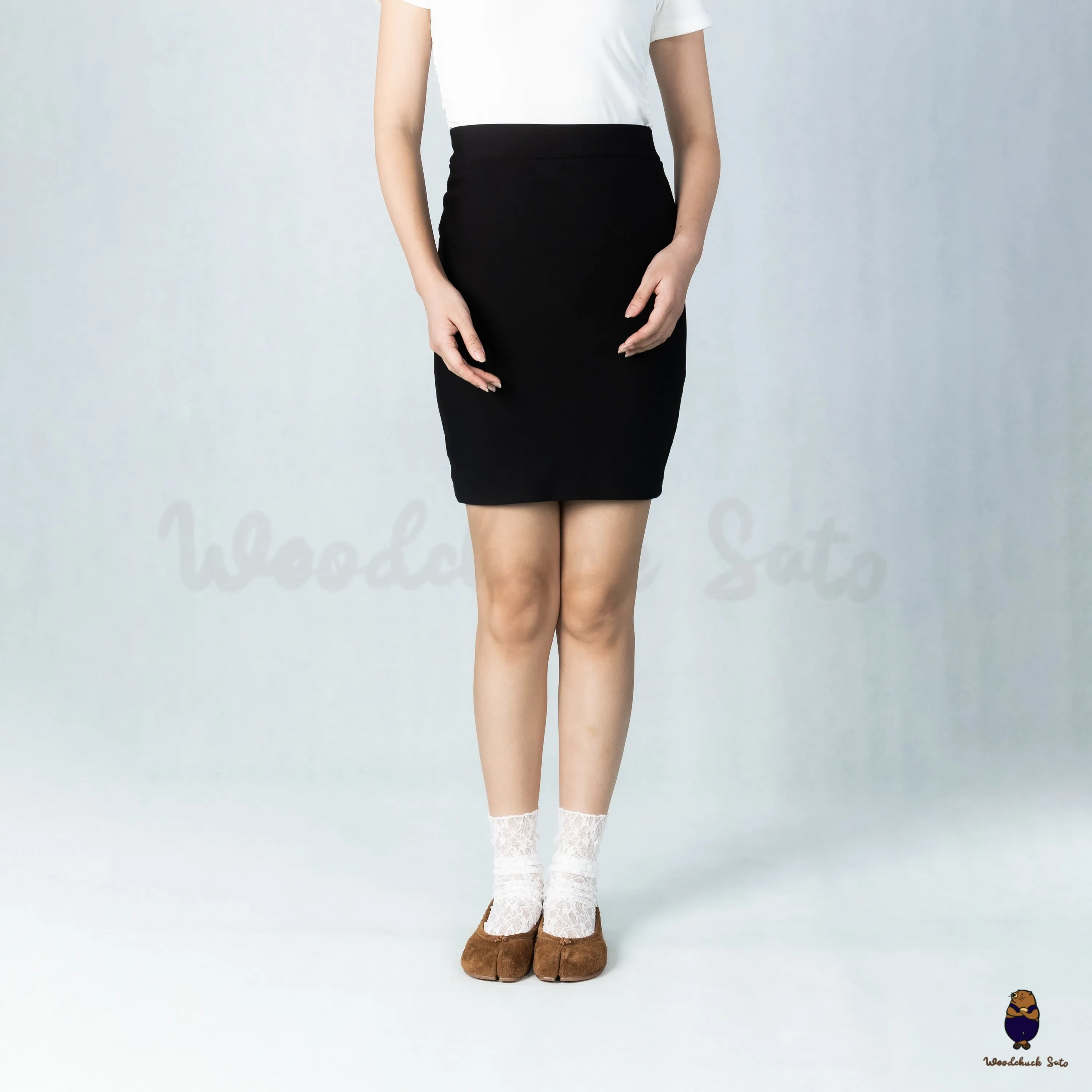 WoodChuckSato Brown Soft Fuzzy Cow Suede Tabi Ballet Flats sold by WoodChuckSato product image thumbnail 2