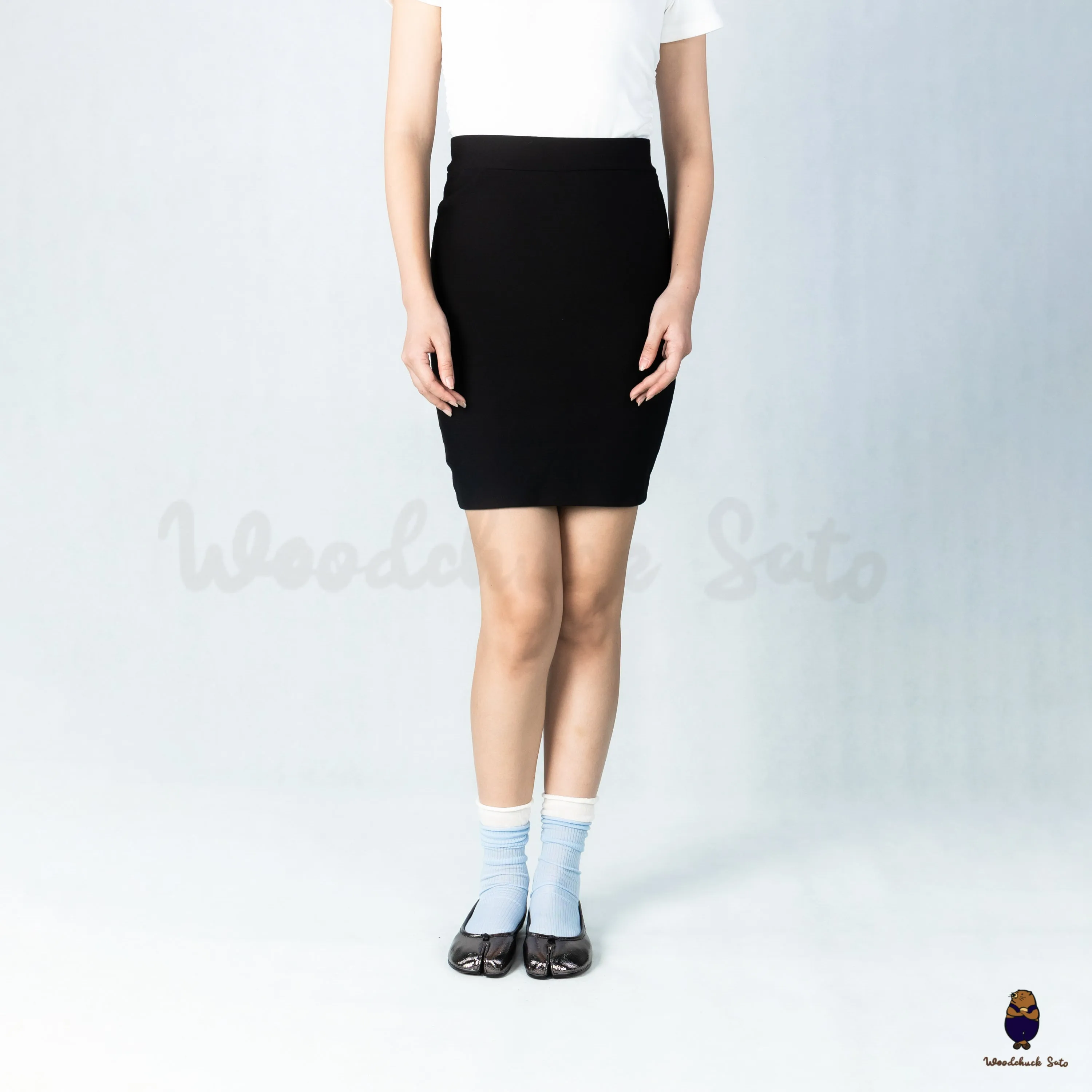 WoodChuckSato Cracked Metallic Black Cow Leather Tabi Ballerina Ballet Flats sold by WoodChuckSato product image thumbnail 3