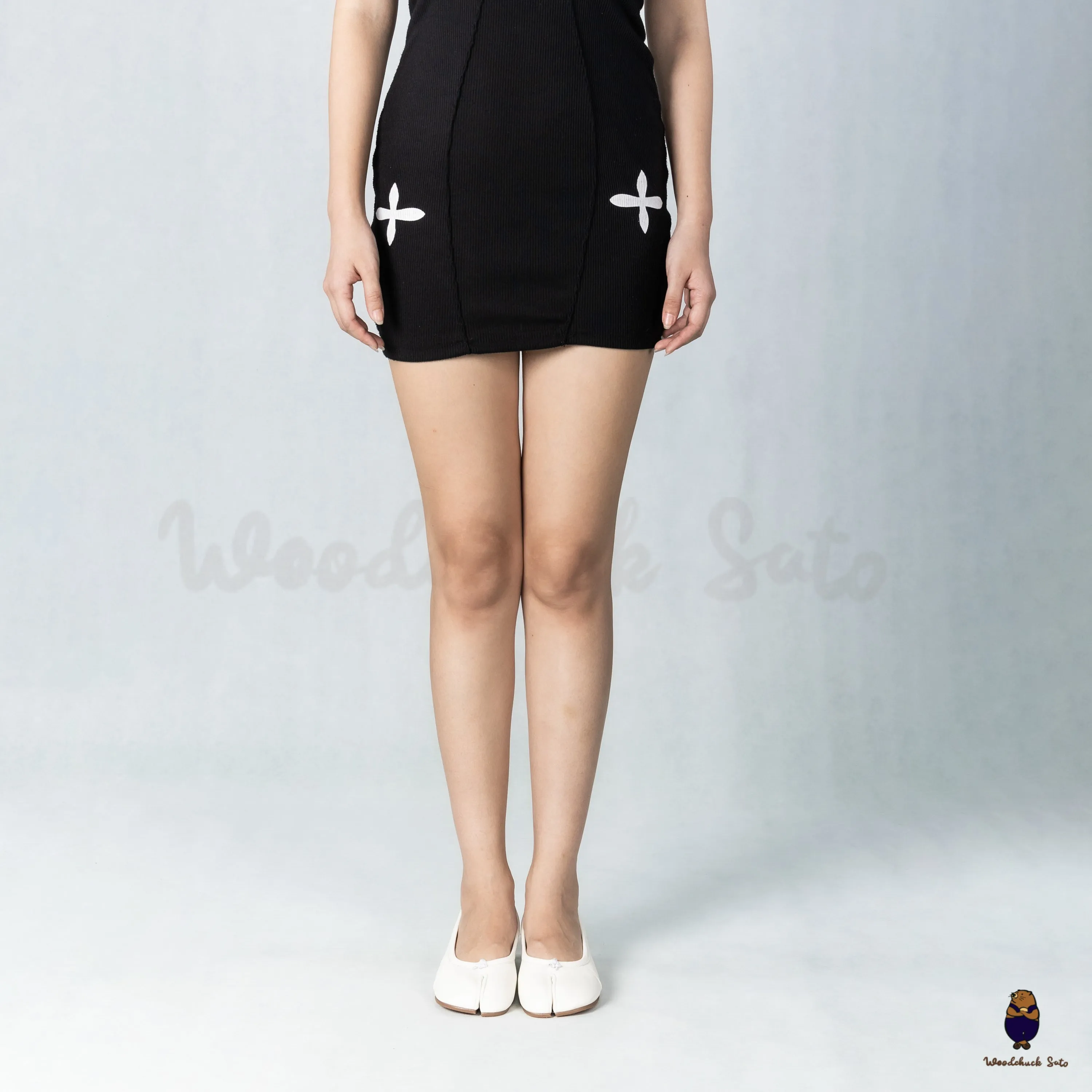 WoodChuckSato White Tabi Split-Toe Sheep Fold Leather Mary Jane Shoes with 3cm Heel sold by WoodChuckSato product image thumbnail 2