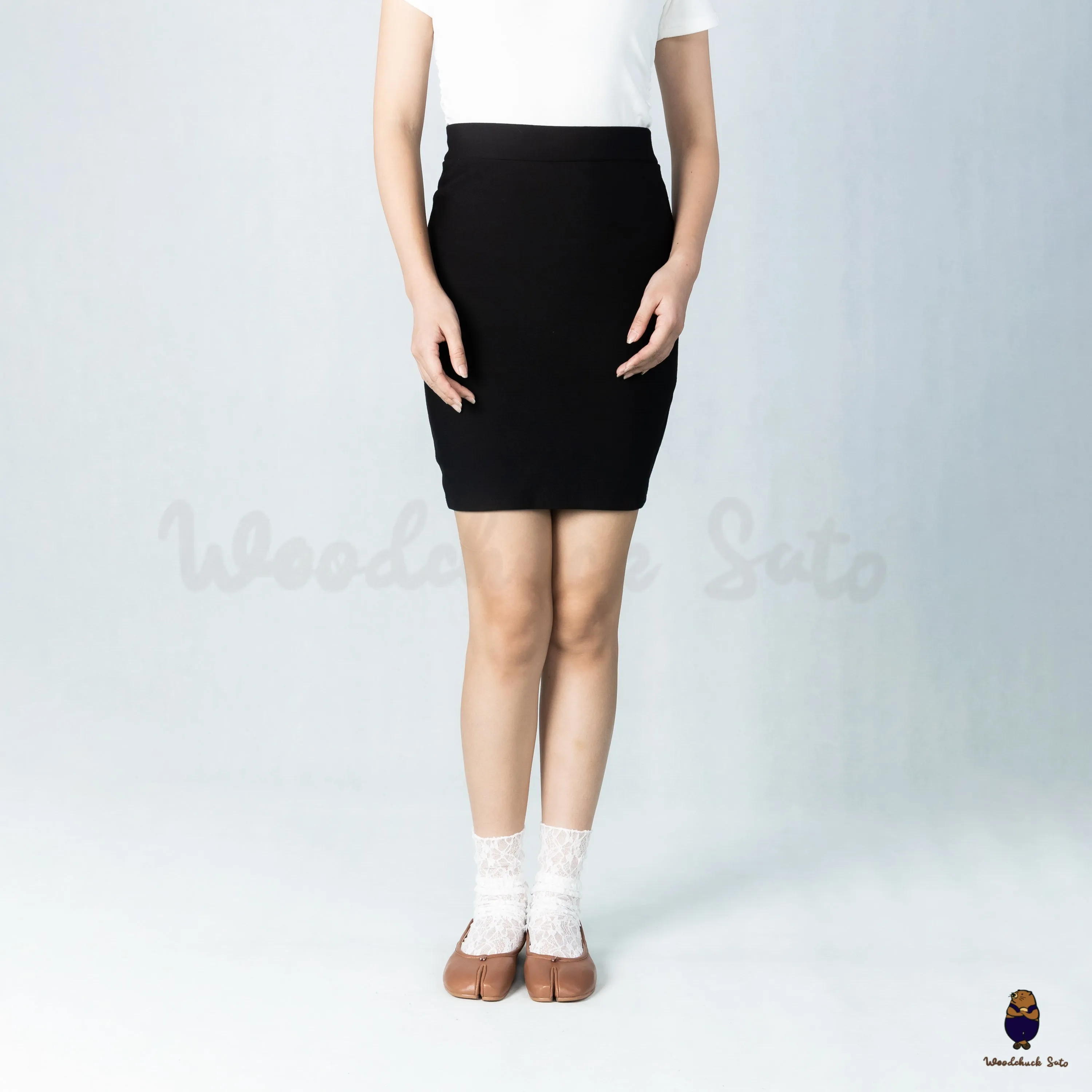 WoodchuckSato Brown Sheep Leather Split-Toe Ballet Flats sold by WoodChuckSato product image thumbnail 3