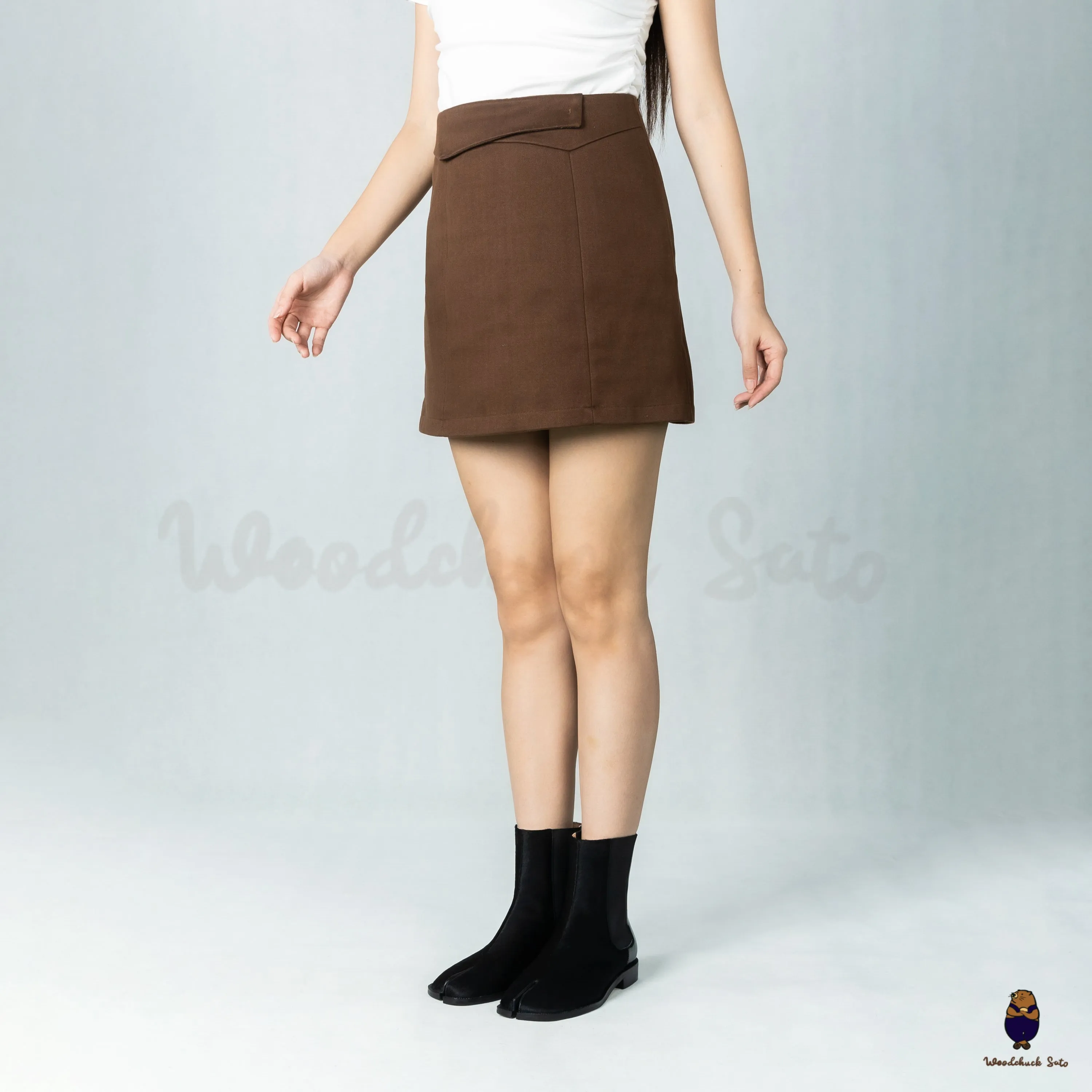 WoodchuckSato Black Horse Hair Leather Tabi Chelsea Boots sold by WoodChuckSato product image thumbnail 2