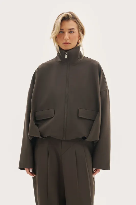 Tailored Track Jacket - Mole Brown sold by Maebe