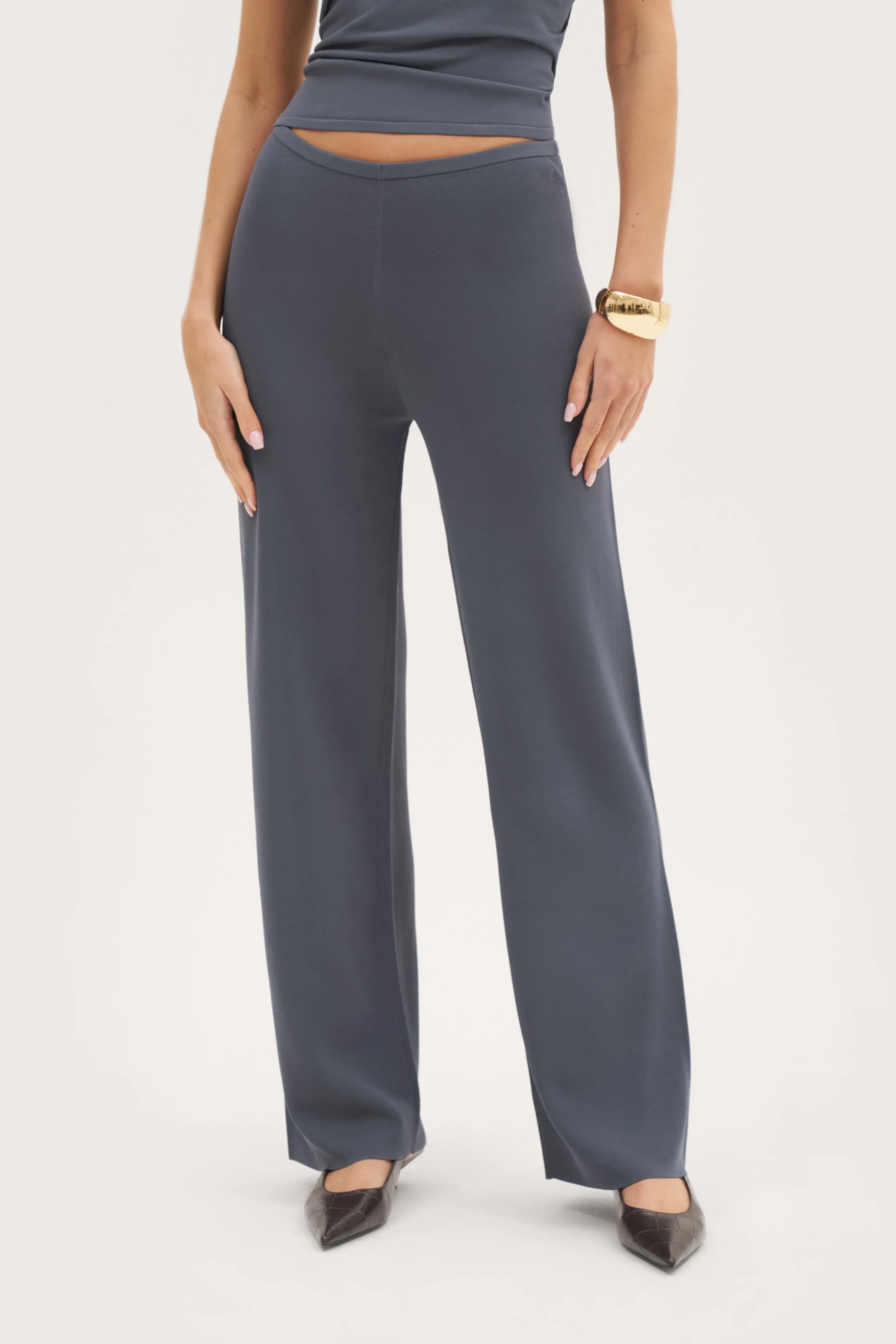 Residence Knit Pants - Steel Blue sold by Maebe product image thumbnail 2