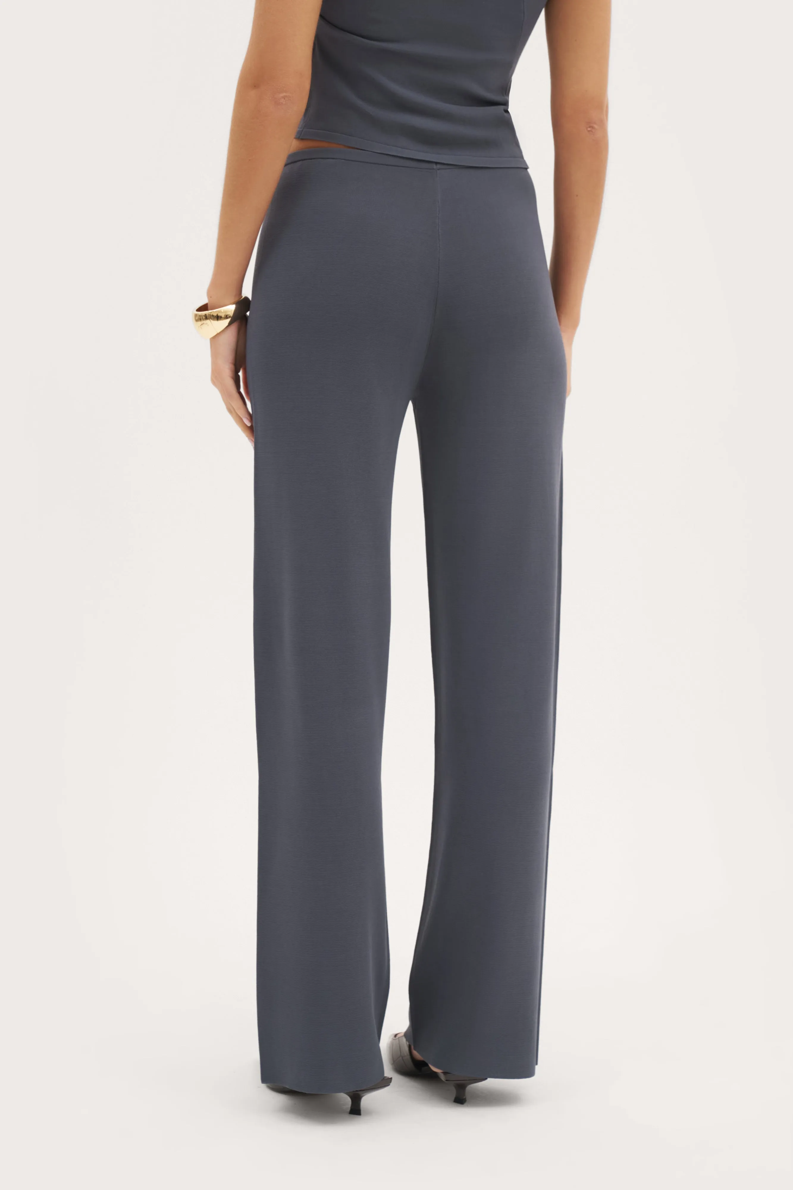 Residence Knit Pants - Steel Blue sold by Maebe product image thumbnail 4
