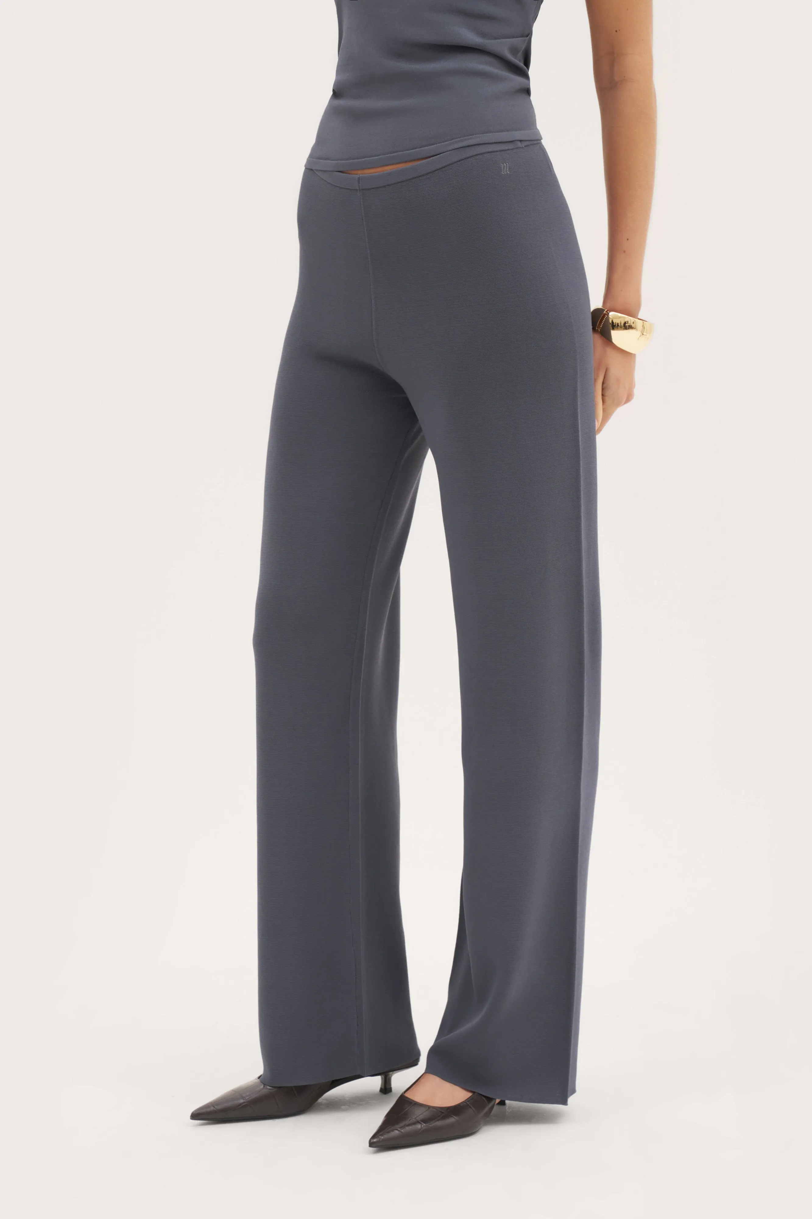 Residence Knit Pants - Steel Blue sold by Maebe product image thumbnail 3