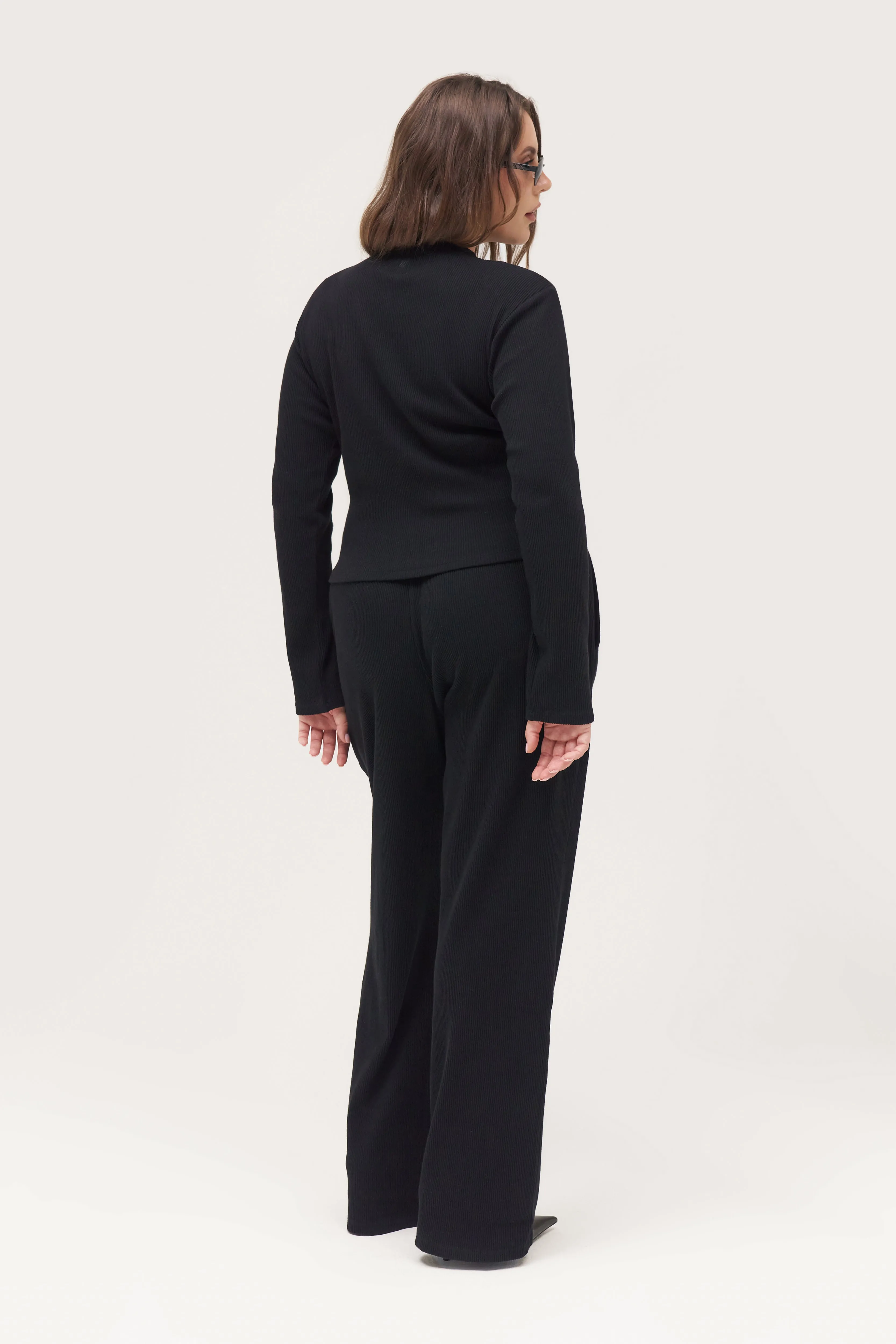 Awayday Pleated Pants - Black sold by Maebe product image thumbnail 4