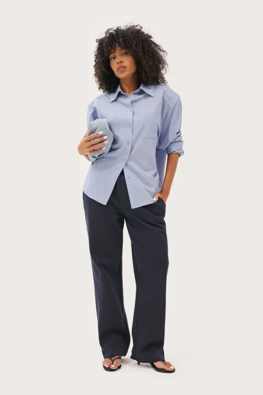 Daily Errands Straight Leg Joggers - Washed Navy sold by Maebe