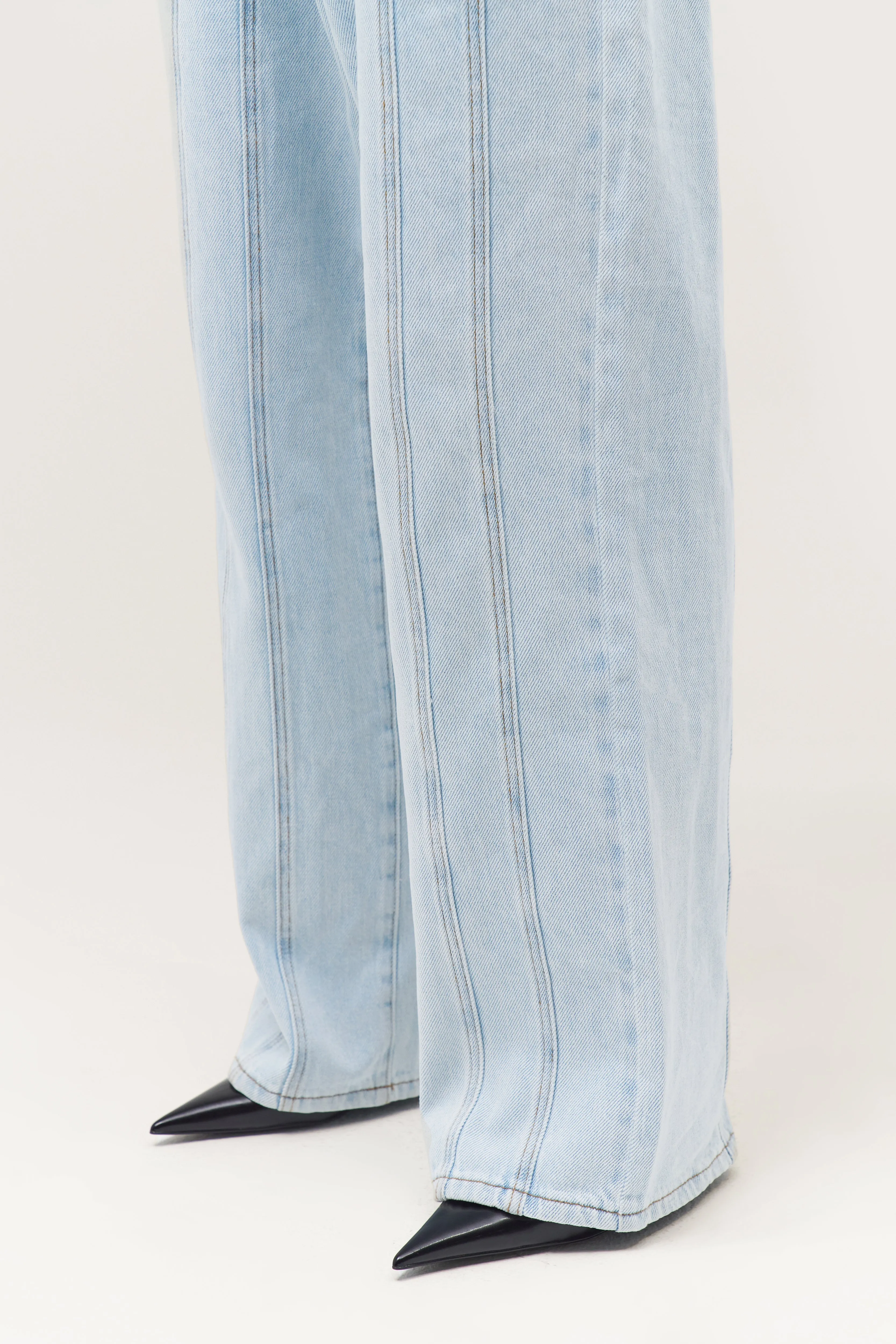 Seam Detail Boyfriend Jeans - Blue sold by Maebe product image thumbnail 3